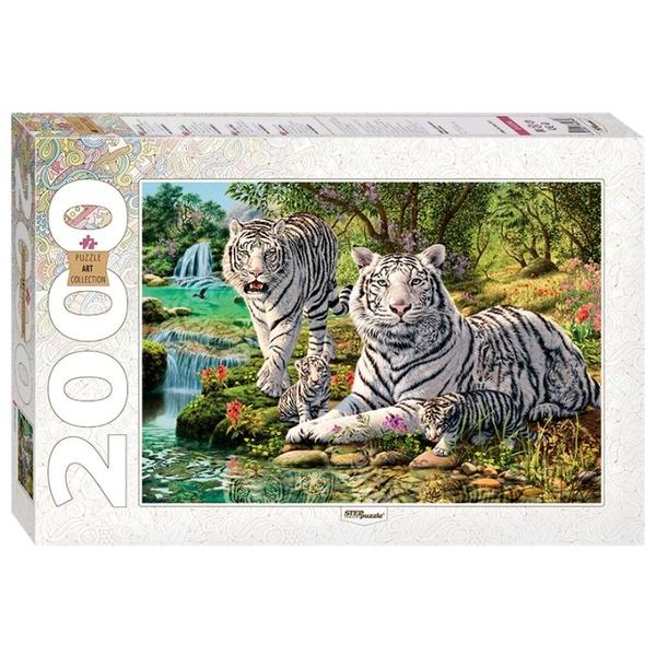Пазл Step puzzle Art Collection Сколько тигров? (84034), 2000 дет.