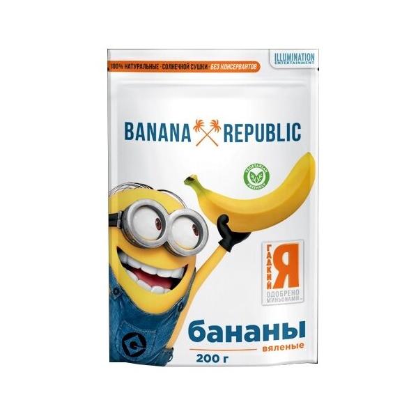 Бананы Banana Republic Гадкий Я вяленые, 200 г