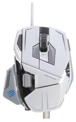 Mad Catz M.M.O. 7 Gaming Mouse Gloss White USB