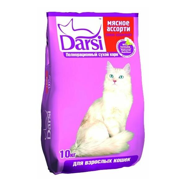 Корм для кошек Darsi Сухой корм для кошек: Мясное ассорти