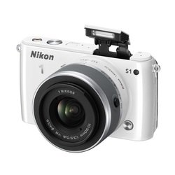 Nikon S1 Kit (white 10.1Mpix 11-27.5mm /  30-110mm 3 1080p SDHC, Ком-т с объективами EN-EL20)