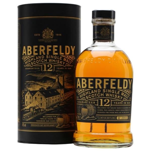 Виски Aberfeldy 12 лет 0.7 л, подарочная упаковка