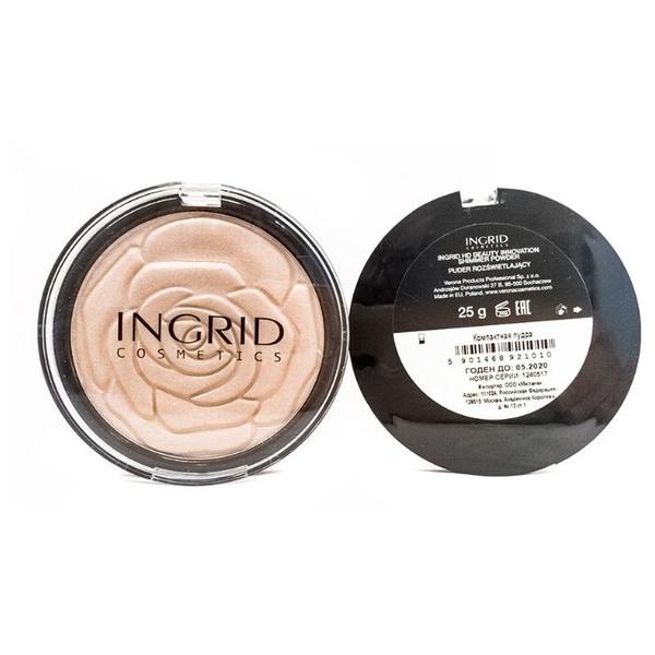 Ingrid Cosmetics Пудра компактная HD Beauty Innovation Shimmer Powder