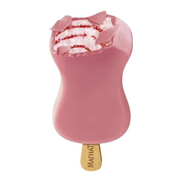 Мороженое Магнат пломбир Pink гранат в шоколадной глазури 80 г