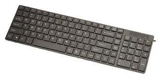 Manhattan Slimline Edge Keyboard 177917 Black USB