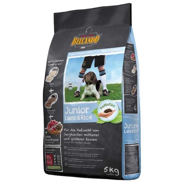 Корм для собак Belcando Junior Lamb & Rice для щенков склонных к аллергическим реакциям средних и крупных пород с 4 месяцев