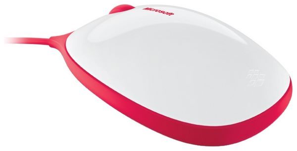 Microsoft Express Mouse Red-White USB