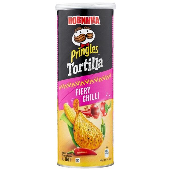 Чипсы Pringles Tortilla кукурузные Fiery Chilli