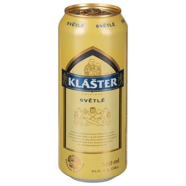 Пиво светлое Klaster Original Svetle 0.5 л