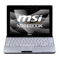 MSI Wind U123 (Atom N280 1660 Mhz/10.2"/1024x600/1024Mb/160.0Gb/DVD нет/Wi-Fi/Bluetooth/WinXP Home)