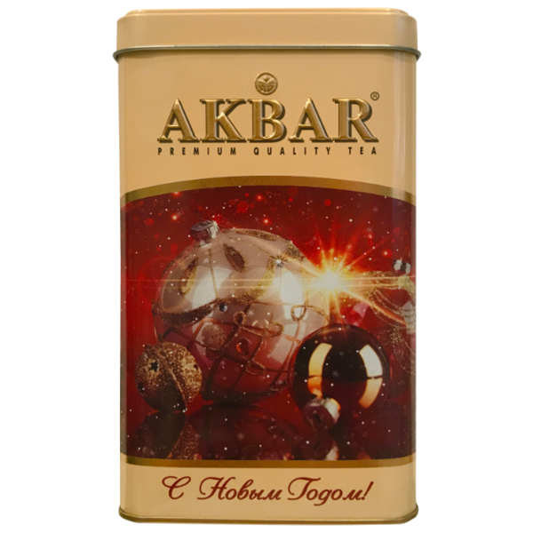 Чай черный Akbar Gold Новогодний подарочный набор