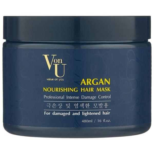 Von-U Маска для волос питательная с аргановым маслом Argan Nourishing Hair Mask