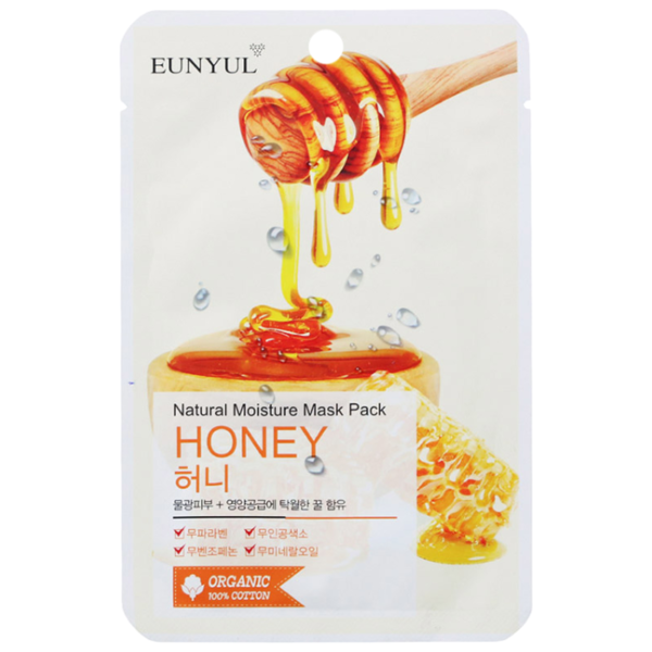 Eunyul тканевая маска Natural Moisture Mask Pack с медом