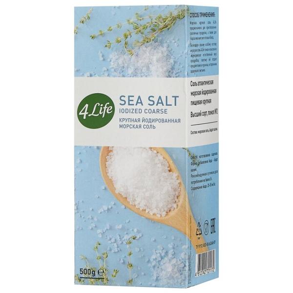 4Life соль морская крупная йодированная, 500 г