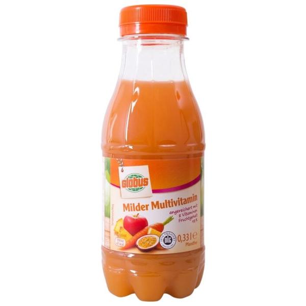 Сок Globus Мультивитамин Мультифрукт-Морковь с мякотью, без сахара