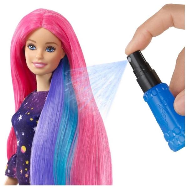 Кукла Barbie Цветной сюрприз с розовыми волосами, FHX00