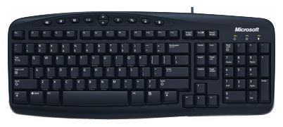 Microsoft Wired Keyboard 500 Black PS/2