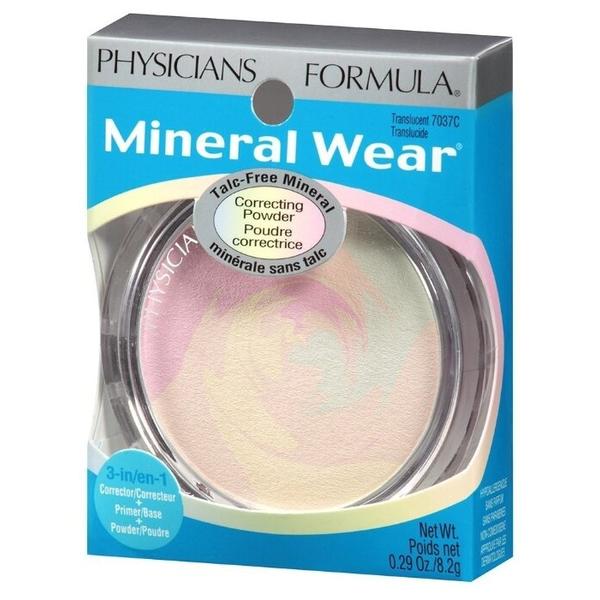 Physicians Formula пудра компактная корректирующая минеральная Mineral Wear Talc-Free Mineral Correcting Powder