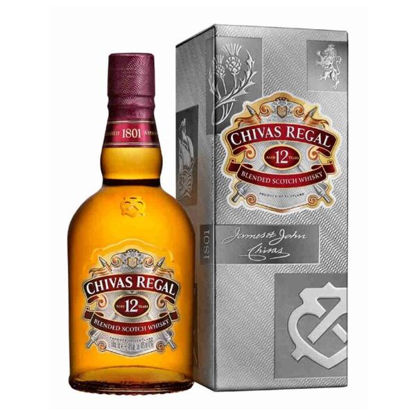 Виски Chivas Regal 12 лет, 0.5 л, подарочная упаковка