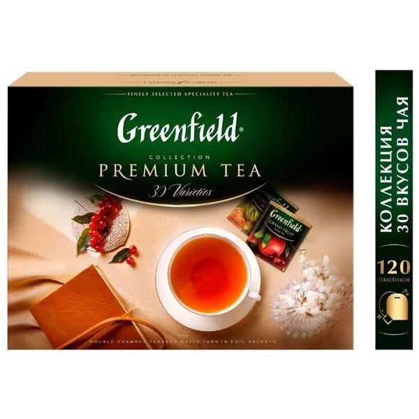 Чай Greenfield Selection of 30 Greenfield varieties ассорти в пакетиках подарочный набор
