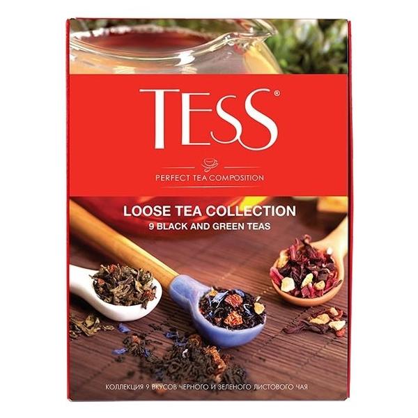 Чай Tess Loose tea collection ассорти набор из 9 коробок