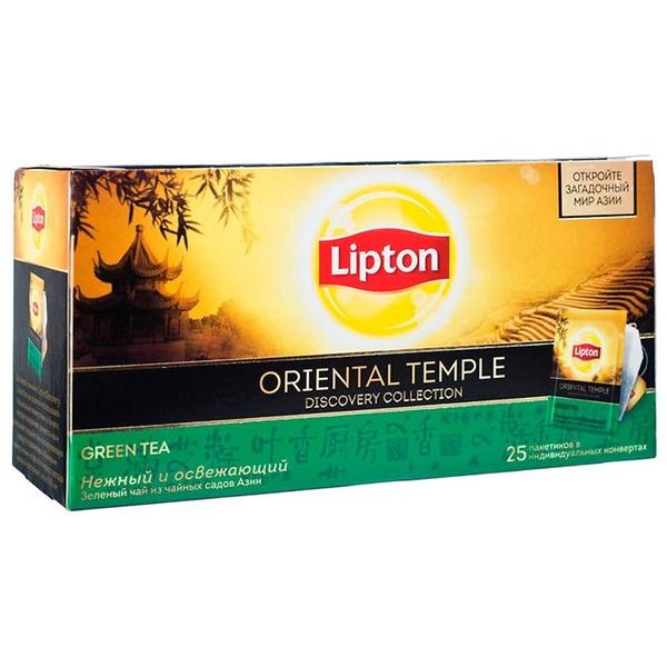 Чай зеленый Lipton Discovery Green Oriental Temple в пакетиках