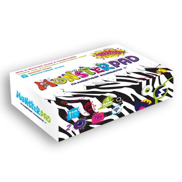 Turbo MonsterPad 7" 8Gb Wi-Fi Zebra