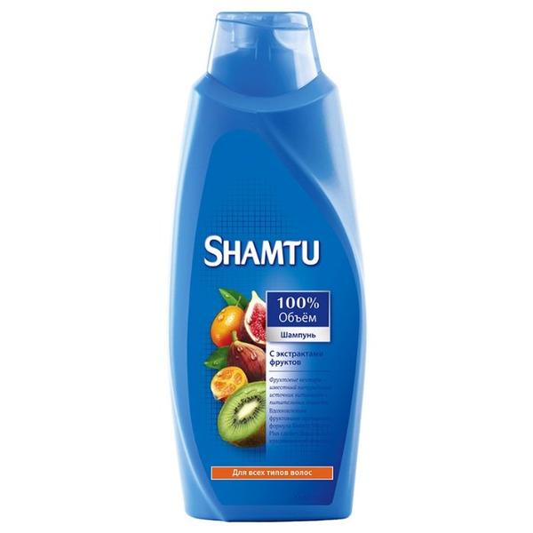 Shamtu шампунь 100% объем Питание и сила с экстрактами фруктов