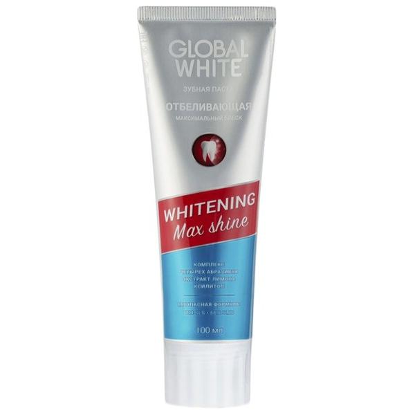 Зубная паста Global White Отбеливающая Max Shine
