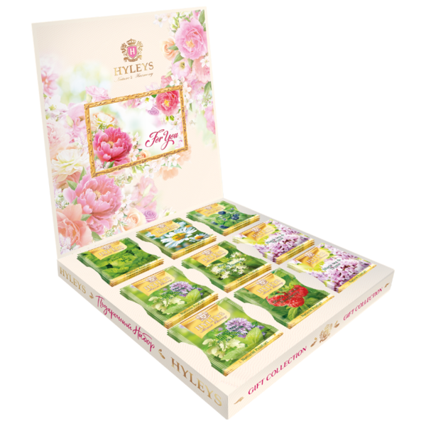 Чай Hyleys Цветы подарочный набор в пакетиках