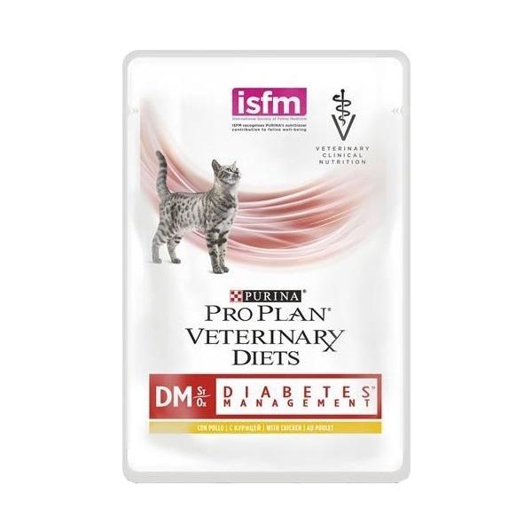 Корм для кошек Pro Plan Veterinary Diets Feline DM Diabetes Management Chichen pouch