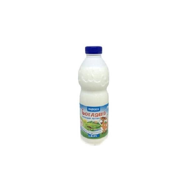 Молоко Богдаша пастеризованное 2.5%, 0.9 л