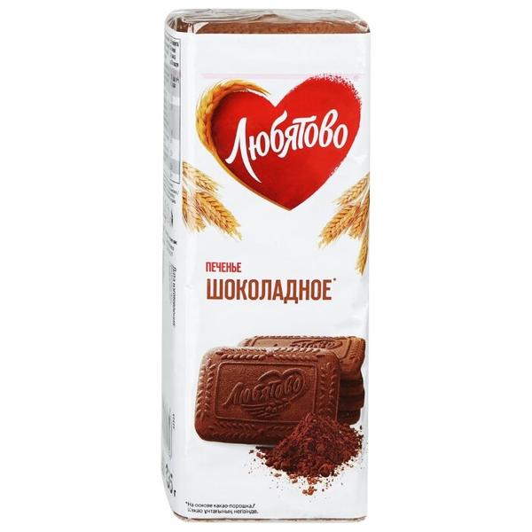 Печенье Любятово Шоколадное в пакете, 335 г