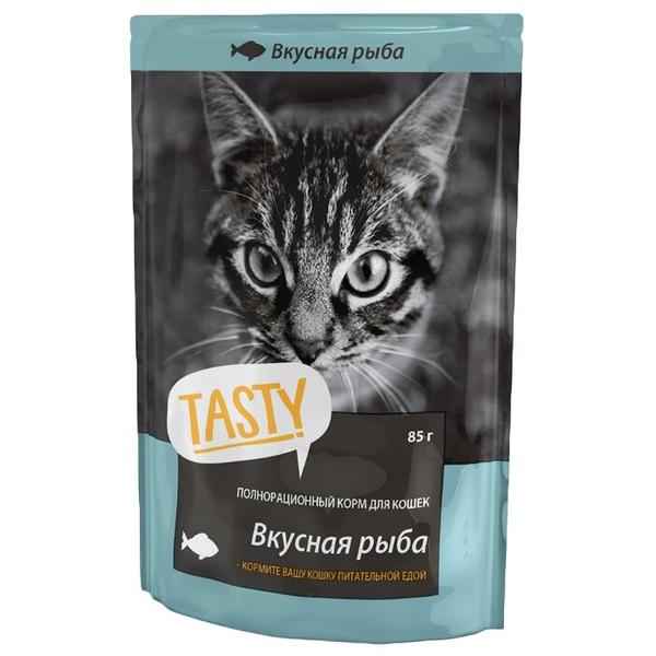 Корм для кошек Tasty Влажный корм с рыбой в паучах