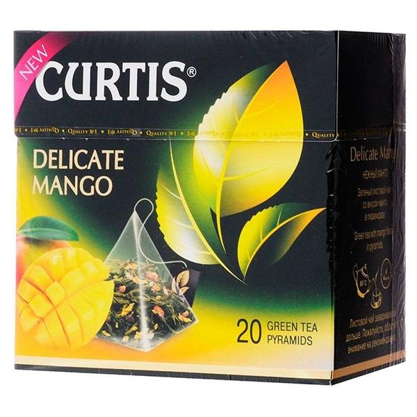 Чай зеленый Curtis Delicate Mango в пирамидках