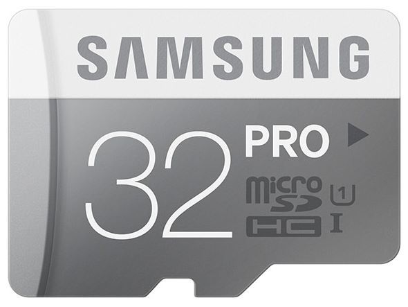 Samsung microSDHC PRO UHS-I U1 90MB/s + SD adapter