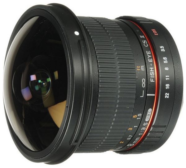 Samyang 8mm f/3.5 AS IF UMC Fish-eye CS II AE Nikon