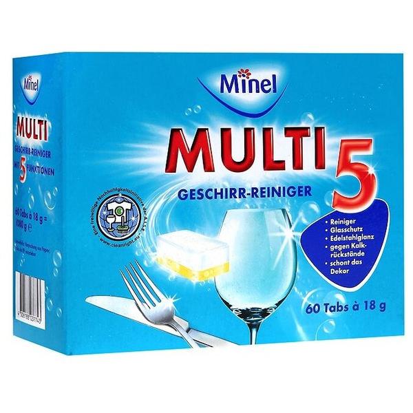 Minel Multi 5 таблетки для посудомоечной машины