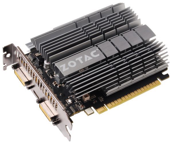 ZOTAC GeForce GT 430 700Mhz PCI-E 2.0 1024Mb 1333Mhz 128 bit 2xDVI Mini-HDMI HDCP Silent