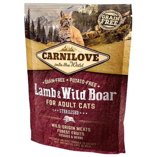 Корм для кошек Carnilove Lamb & Wild Boar Sterilised for adult cats