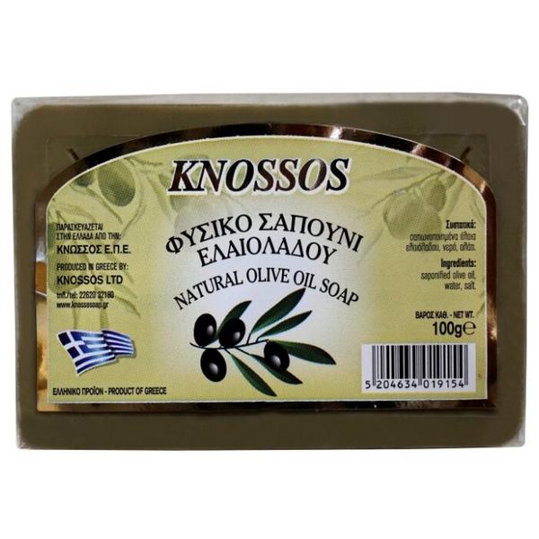 Мыло кусковое Knossos оливковое зеленое