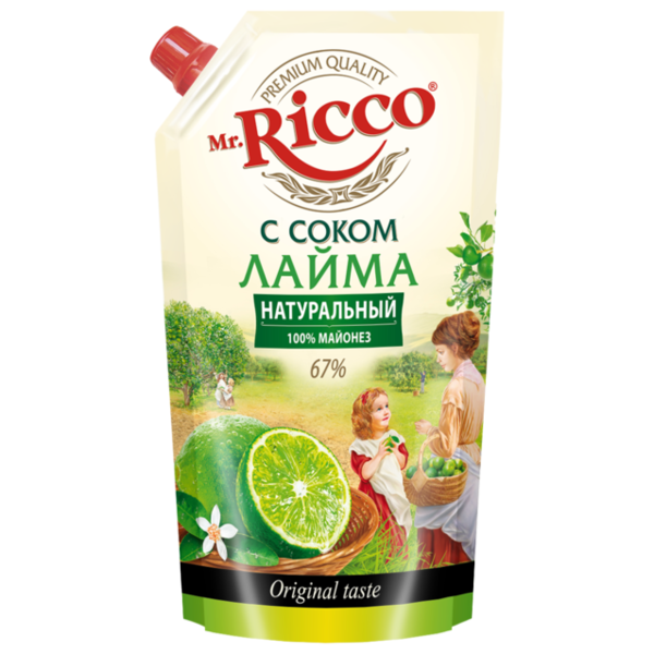 Майонез Mr.Ricco Organic с соком лайма 67%