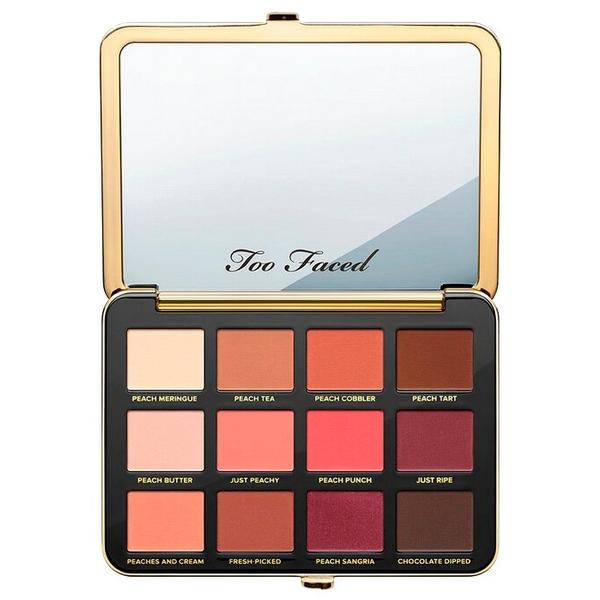 Too Faced Палетка теней Just Peachy Mattes