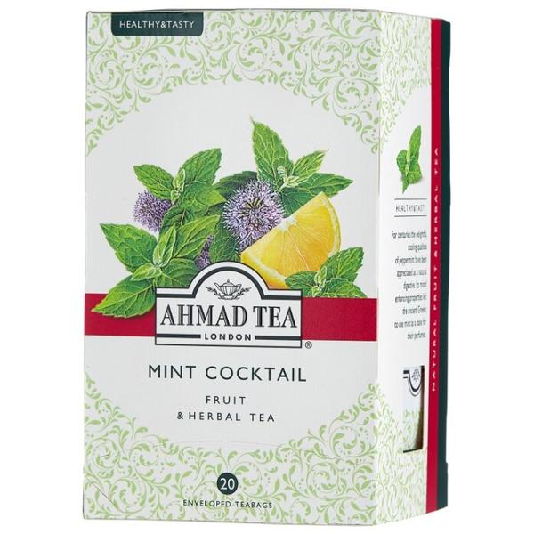 Чай травяной Ahmad tea Healthy&Tasty Mint cocktail в пакетиках