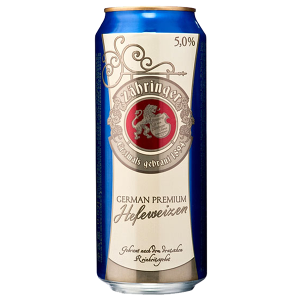 Пиво светлое Zahringer Hefeweizen 0,5 л