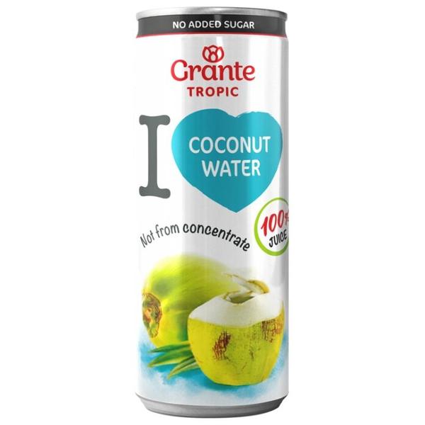 Вода кокосовая Grante Tropic, без сахара