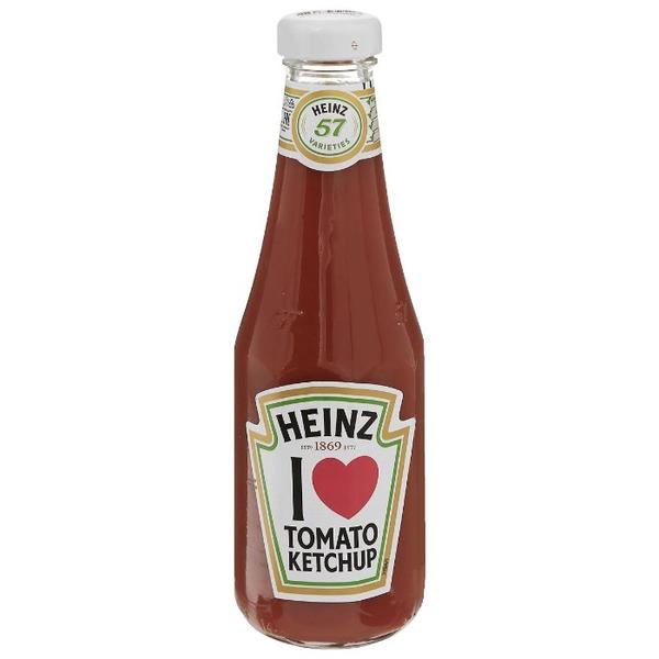Кетчуп Heinz Томатный, стеклянная бутылка