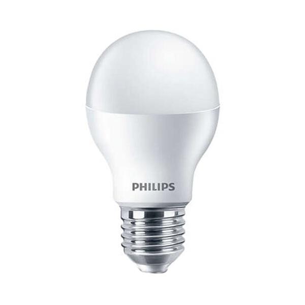Лампа светодиодная Philips LED 6500K, E27, A60, 7Вт