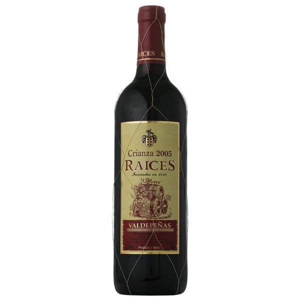 Вино красное сухое Raices Crianza Valdepeñas, 0 .75 л