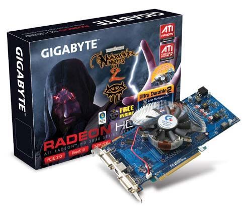GIGABYTE Radeon HD 3850 670Mhz PCI-E 2.0 512Mb 1800Mhz 256 bit 2xDVI TV HDCP YPrPb
